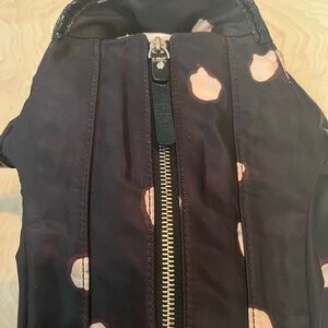 Kate Spade Black Jacket with Cream Polka Dots